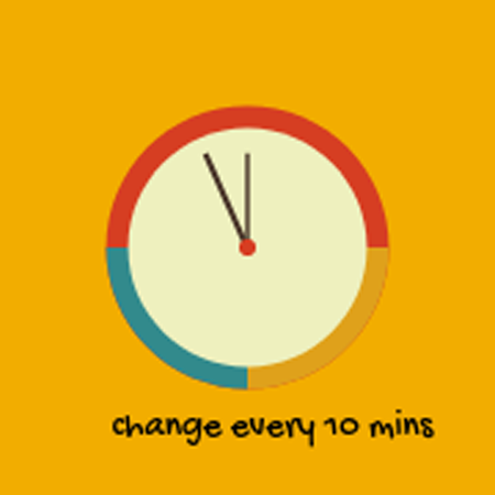 Public speaking tip - change every 10 mins